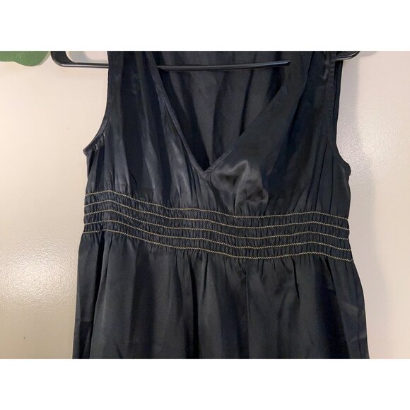 Y2K Express Design Studio Top Women’s Silk Grunge V-Neck Top - Picture 4 of 12